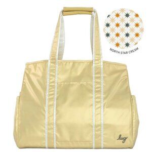 Lug Rover X-Large Carry-All Tote Metallic Gold with North Star Cream Interior